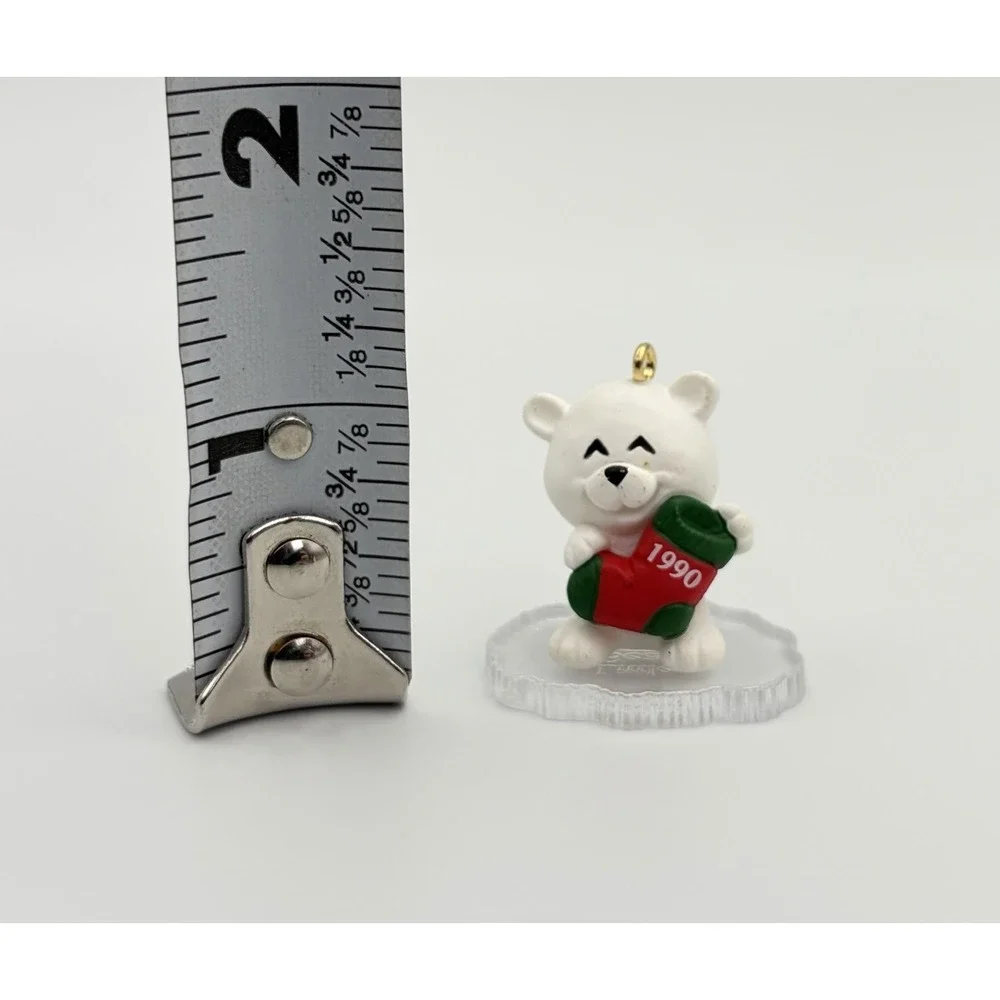 Hallmark Miniature Keepsake Ornament Little Bear 1990 Frosty Friends 4th Vintage